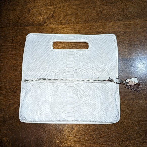 Coach Clutch - White Python - Picture 2 of 14